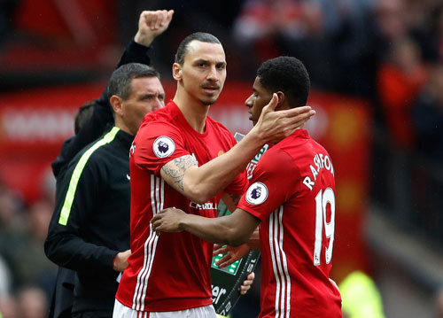 Ibrahimovic sẽ trở lại đội hình chính khi M.U tiếp Anderlecht Ảnh: REUTERS