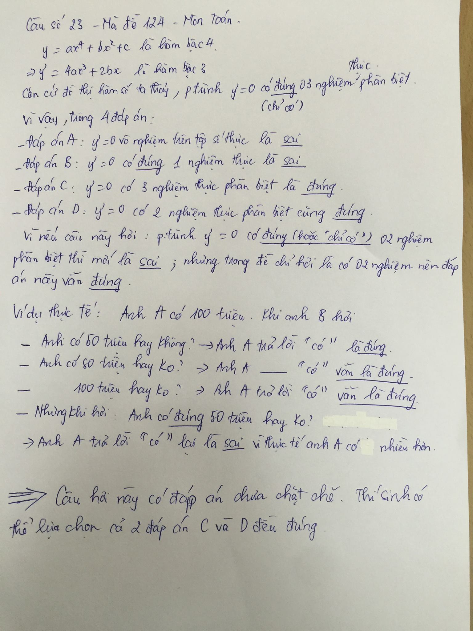 Đáp án môn toán và tiếng Anh chưa chuẩn xác? - Ảnh 1. Đáp án môn toán và tiếng Anh chưa chính xác? - Ảnh 1.