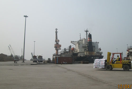 Cảng Nghi Sơn - nơi tàu Bạch Đằng 06 rời cảng