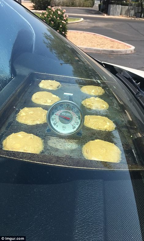 Mỹ: Nắng nóng tới mức nướng chín bánh trên ô tô - Ảnh 4.