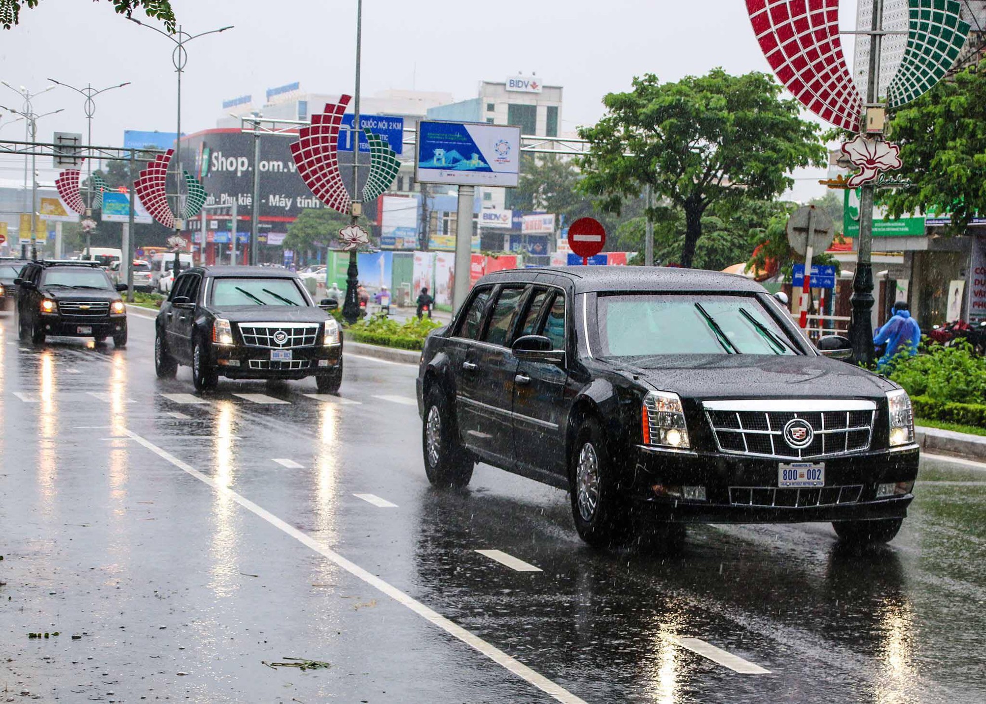 APEC 2017: Người dân Đà Nẵng đội mưa xem quái thú - Ảnh 4.