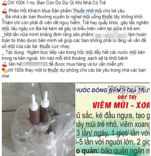 Mua thuốc qua chợ Facebook: Mẹ đừng hại con - Ảnh 1.