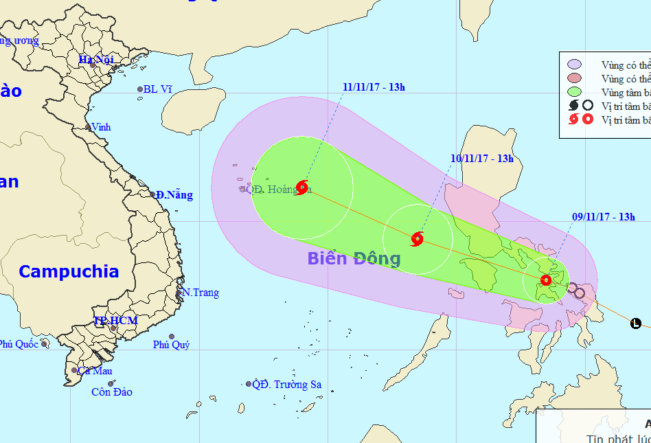 Áp thấp nhiệt đới khả năng mạnh lên thành bão giật cấp 12 - Ảnh 1.
