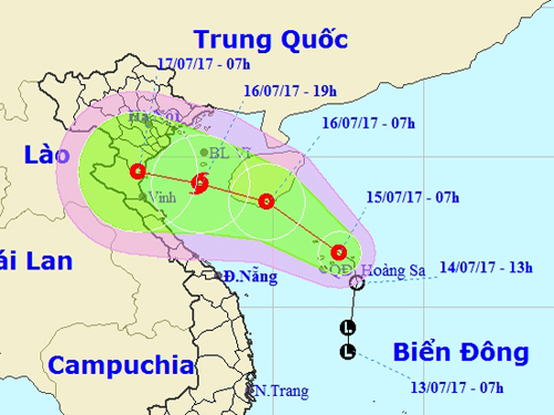 Áp thấp nhiệt đới khả năng mạnh lên thành bão, uy hiếp Bắc Bộ - Ảnh 1.