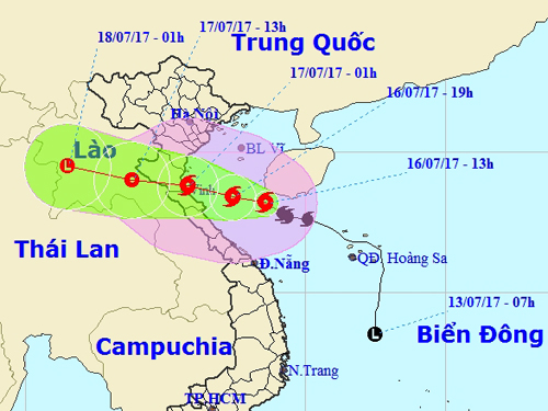 Sắp đổ bộ, bão số 2 mạnh lên giật cấp 12, gây mưa rất to - Ảnh 1.