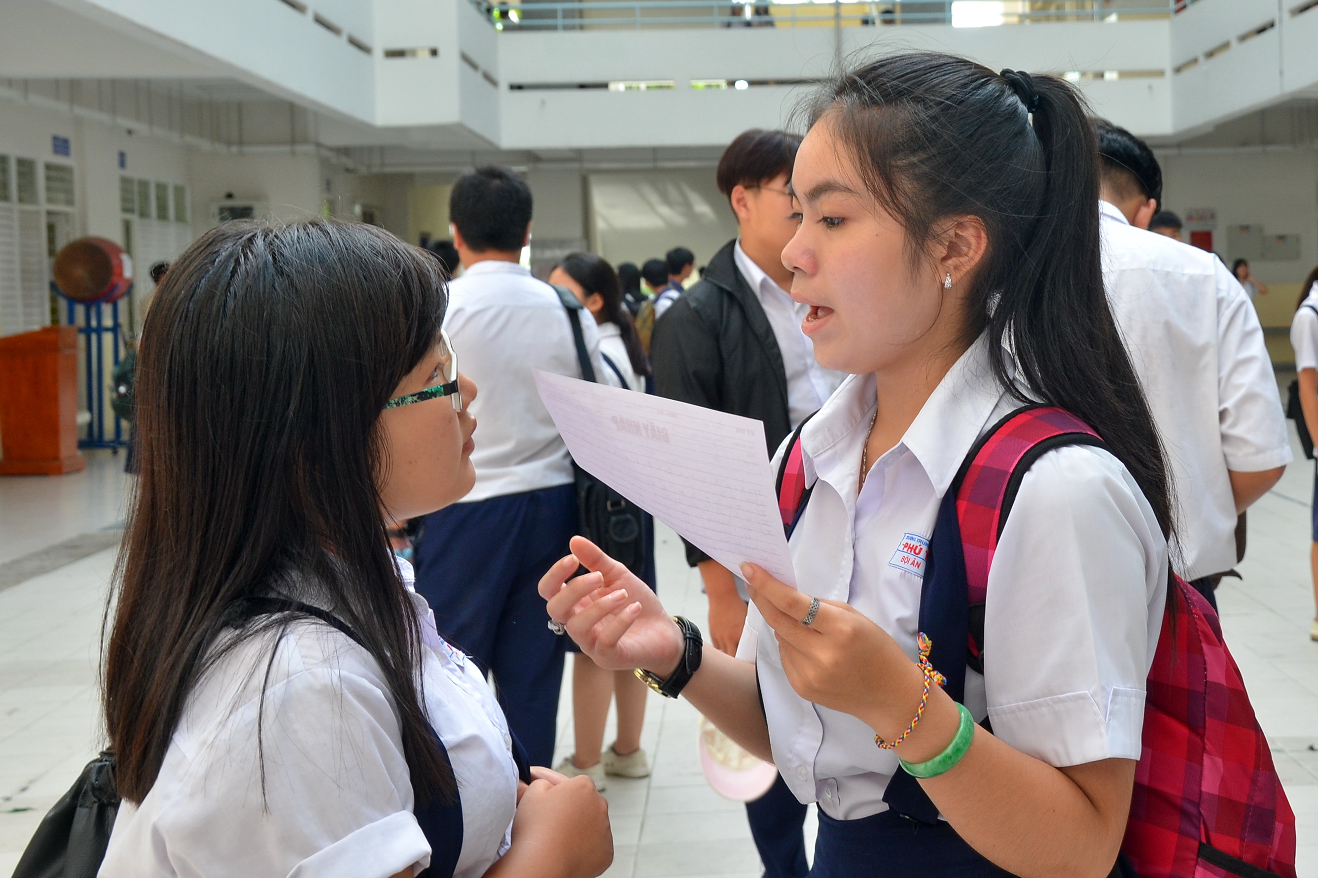  thí sinh dự thi lớp 10 tại tphcm năm 2016 này Ảnh: Tấn Thạnh 