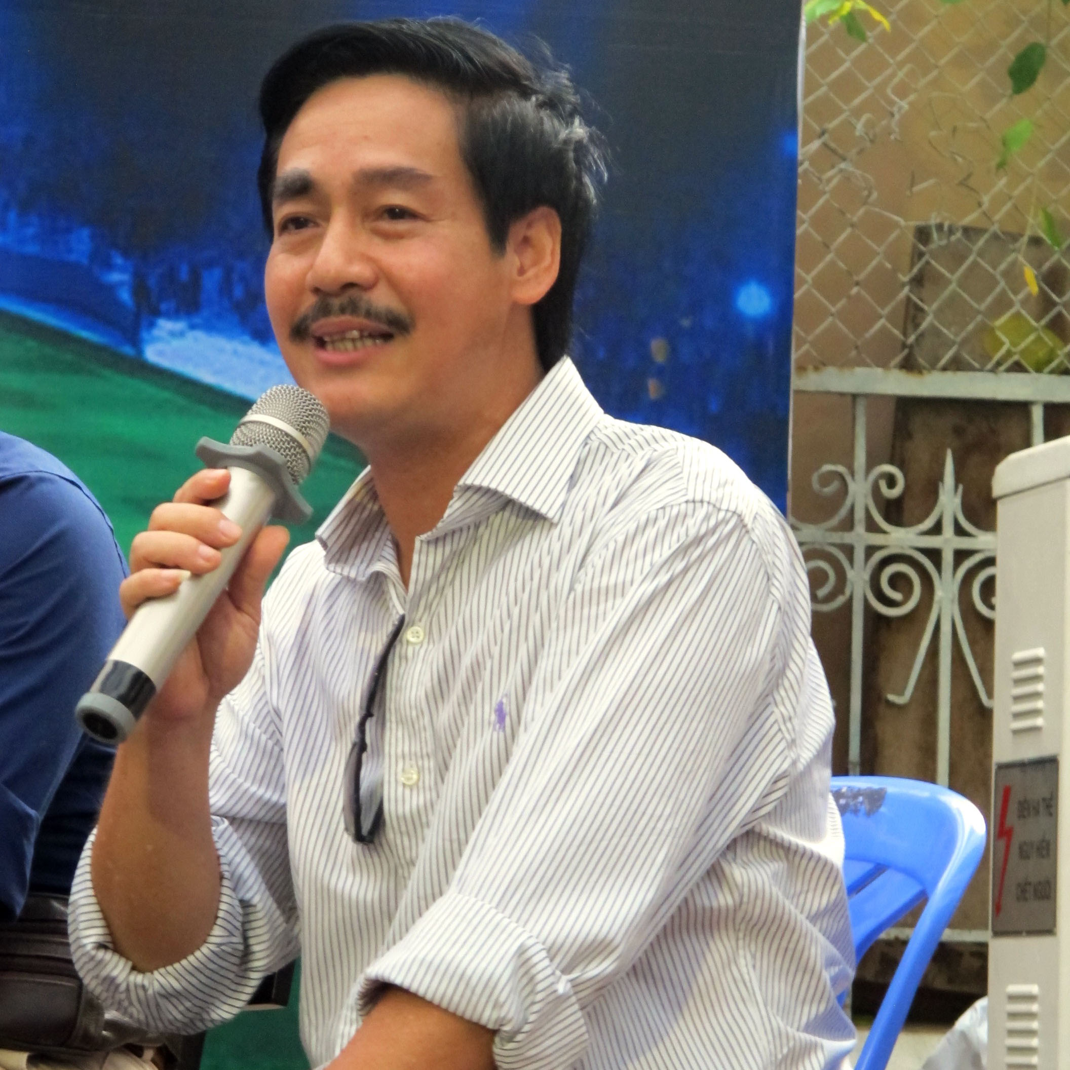 Ông Chương trong một lần trò chuyện với báo chí Ảnh: Đông Linh Ông Chương trong một lần trò chuyện với báo chí Ảnh: Đông Linh