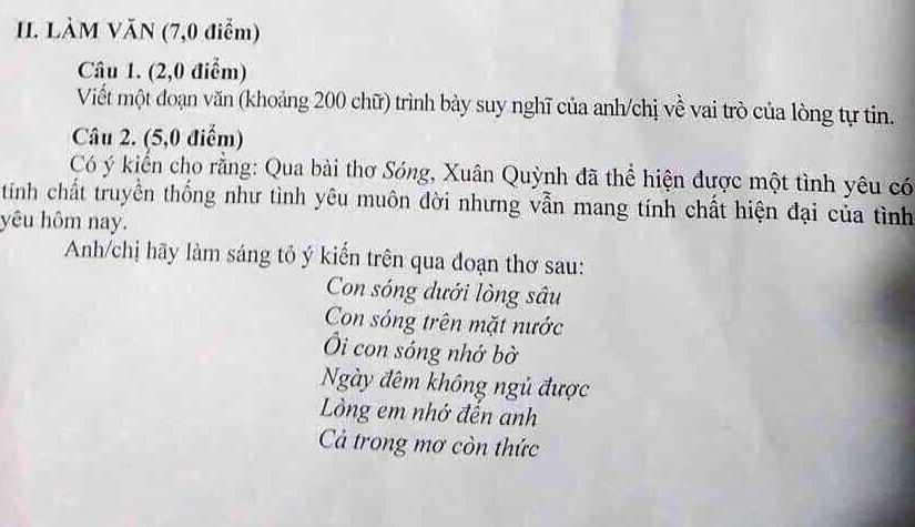 Nghi lộ đề, Khánh Hòa cho ngừng thi môn toán lớp 12 toàn tỉnh - Ảnh 2. Nghi lộ đề, Khánh Hòa cho dừng thi môn toán lớp 12 toàn tỉnh - Ảnh 2.