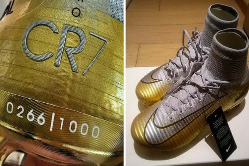 Nike tung giày độc mừng Quả bóng vàng Ronaldo - Ảnh 1.