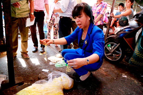 Dùng hàng trăm kg hàn the làm mì sợi - Ảnh 3.