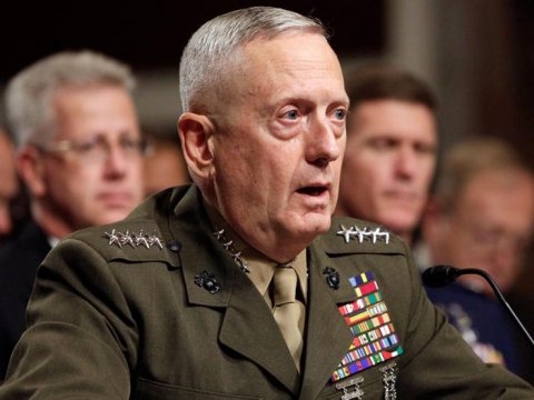 
Bộ trưởng Quốc phòng Jim Mattis. Ảnh: Reuters
