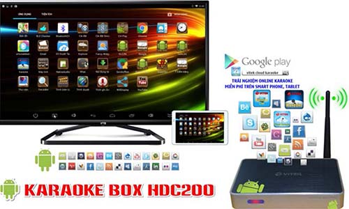 Thiết bị giải trí thông minh Android Karaoke HDC - Ảnh 1.