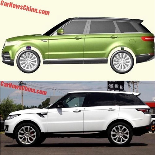 Ôtô Trung Quốc nhái y hệt SUV Range Rover Sport - Ảnh 3.