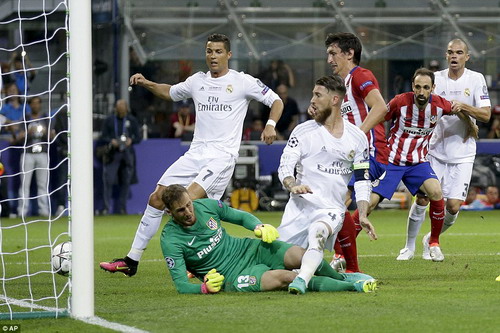 Real và Atletico ba mùa giải gặp nhau đến 2 lần ở chung kết Champions League