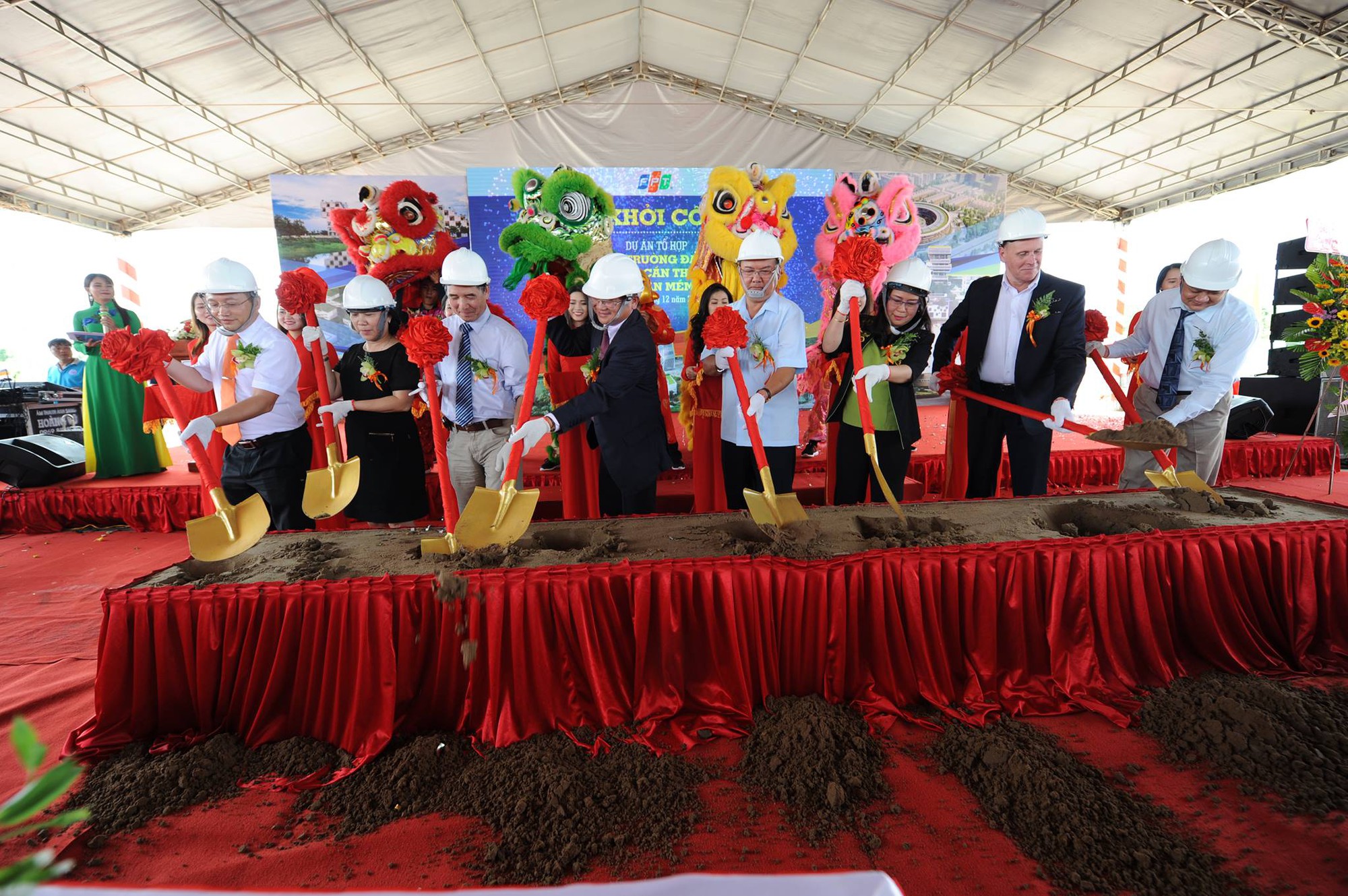 FPT khởi công tổ hợp giáo dục – k.thuật cao thứ nhất ở ĐBSCL - Ảnh 2. FPT tiến hành khởi công tổ hợp giáo dục – phương tiện kỹ thuật cao trước nhất ở ĐBSCL - Ảnh 2.