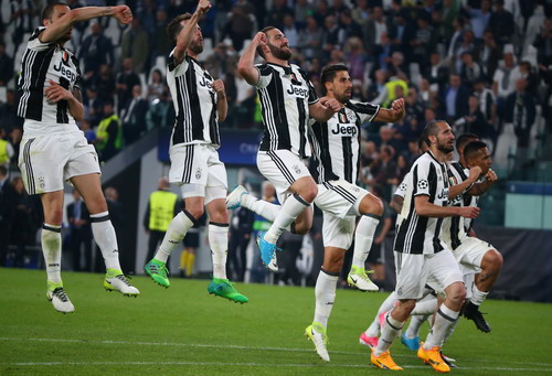 Niềm vui chiến thắng của Juventus