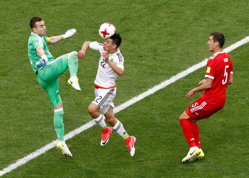 Ngược dòng loại chủ nhà Confed Cup, Mexico vào bán kết - Ảnh 5.