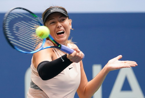 Búp bê Sharapova chia tay giải Mỹ mở rộng - Ảnh 2.