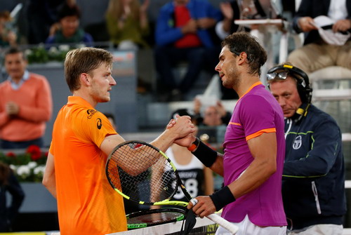 Hạ Goffin, Nadal hẹn Djokovic ở bán kết Madrid Open - Ảnh 2.