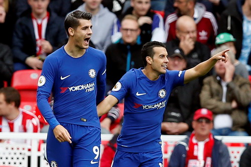 Morata lập hat-trick, Chelsea hạ đẹp Stoke  - Ảnh 3.