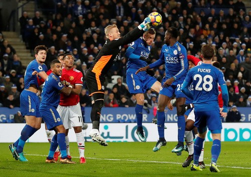 Thủng lưới phút bù giờ, Man United ôm hận với Leicester - Ảnh 2.