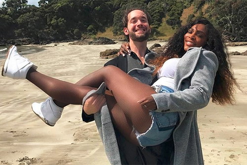 Serena và hôn phu Alexis Ohanian