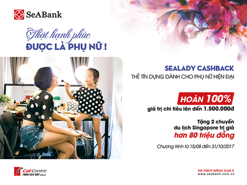 SeABank ra mắt thẻ tín dụng dành riêng cho phụ nữ - Ảnh 1.