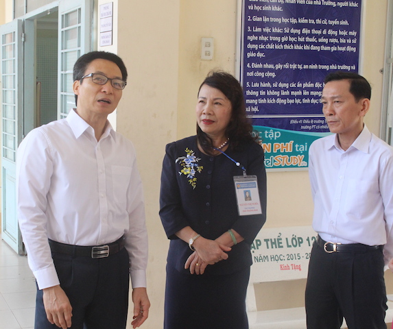 Phó Thủ tướng Vũ Đức Đam khám xét làm việc thi THPT ở Cần Thơ - Ảnh 1.