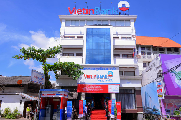 Trụ sở VietinBank Lào tại thủ đô Viêng Chăn
