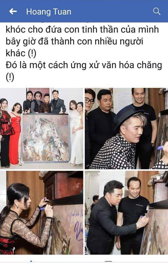 Lệ Quyên, Đàm Vĩnh Hưng ký tên lên tranh, các hoạ sĩ phẫn nộ - Ảnh 2.