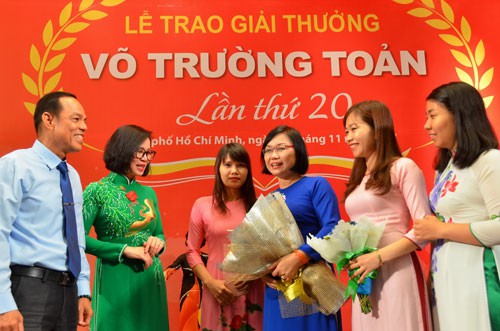 50 nhà giáo nhận giải thưởng Võ Trường Toản năm 2018 - Ảnh 1.