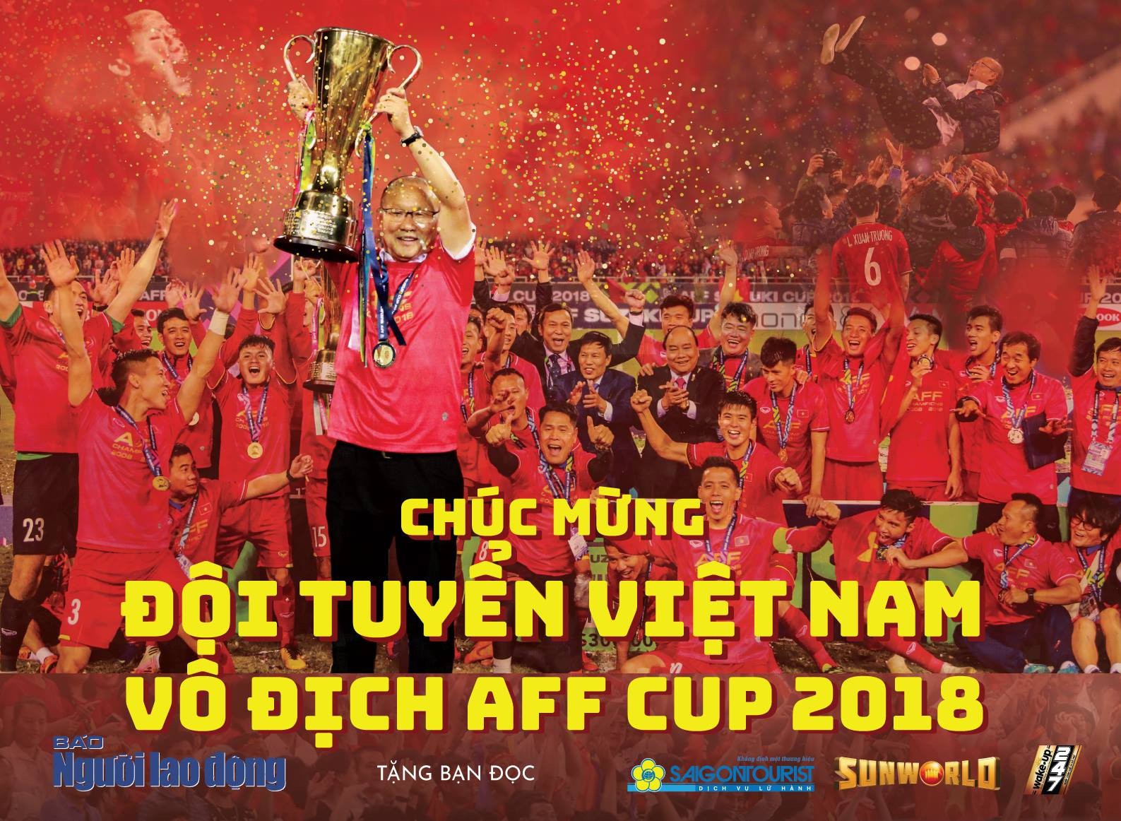 Cùng Báo Người Lao Động chúc mừng tuyển Việt Nam vô địch AFF CUP 2018 - Ảnh 1.