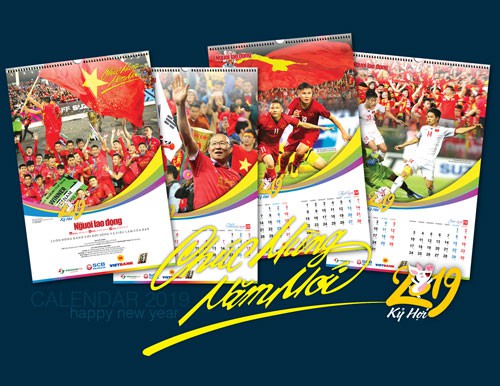 Báo Người Lao Động phát hành bộ lịch Mừng chiến thắng AFF Cup 2018 - Ảnh 1.