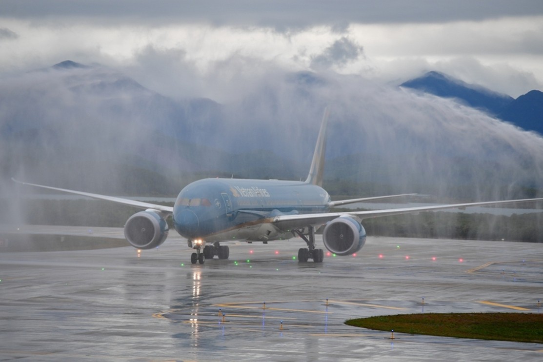 Khai trương sân bay quốc tế Vân Đồn, đón siêu máy bay Boeing 787 từ TP HCM - Ảnh 12.