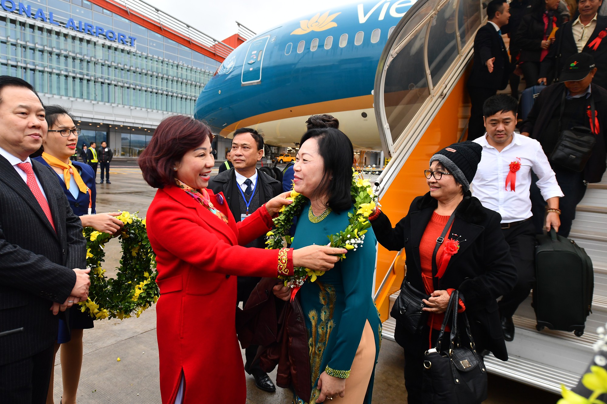 Khai trương sân bay quốc tế Vân Đồn, đón siêu máy bay Boeing 787 từ TP HCM - Ảnh 17.