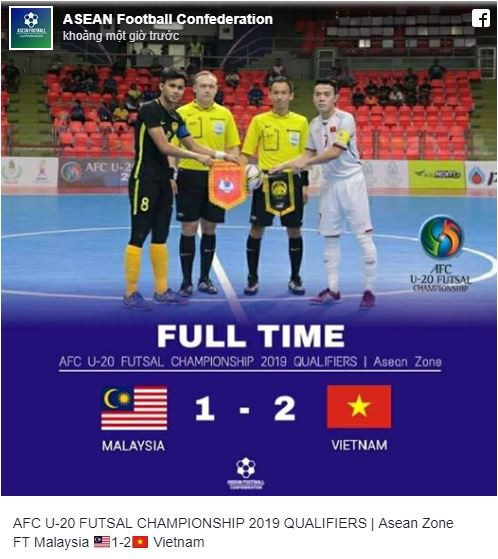 Thắng Malaysia, U20 Futsal Việt Nam tiếp thêm sức cho thầy trò Park Hang-seo - Ảnh 1.