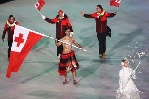 Nam thần xứ Tonga làm điên đảo Thế vận hội mùa Đông - Ảnh 1.