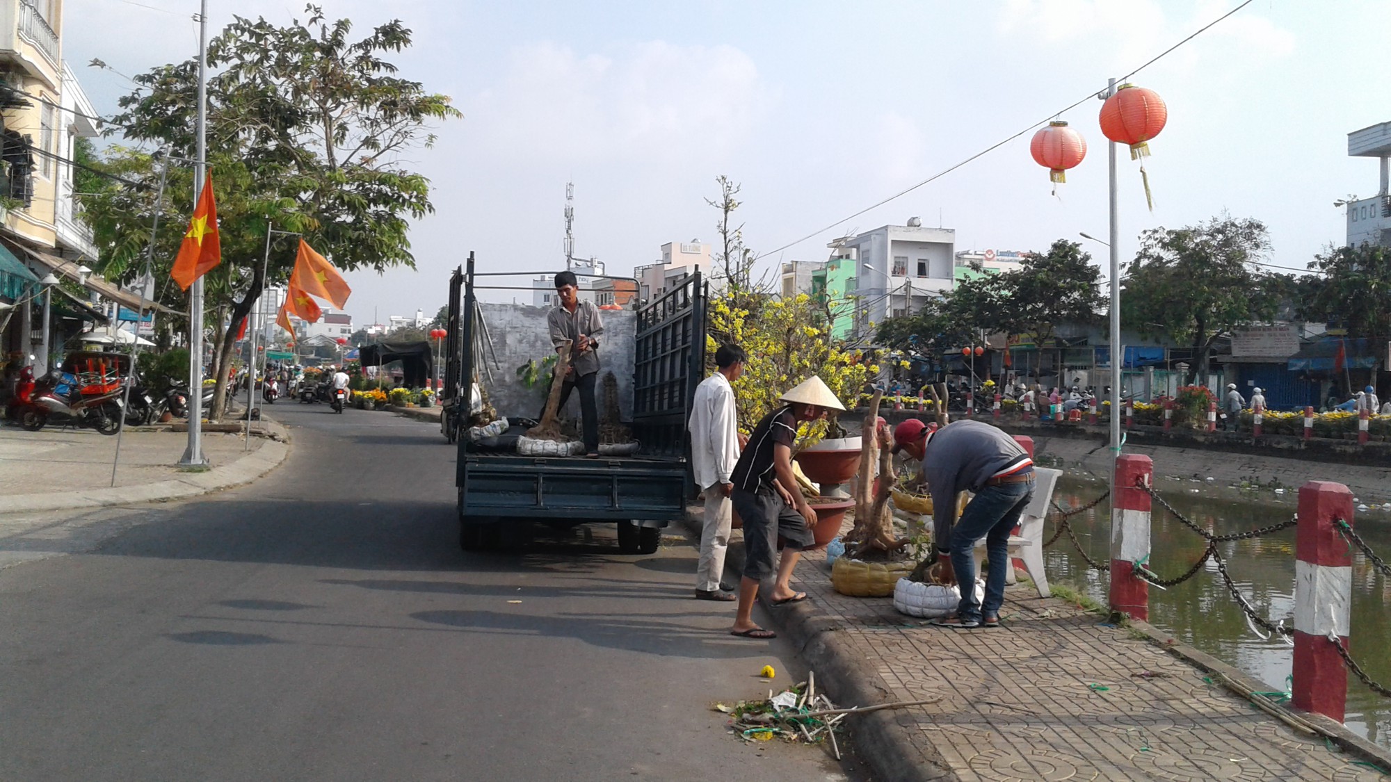 Mai “khủng” ở chợ hoa Tết: “Mang đến lại mang về!” - Ảnh 5.