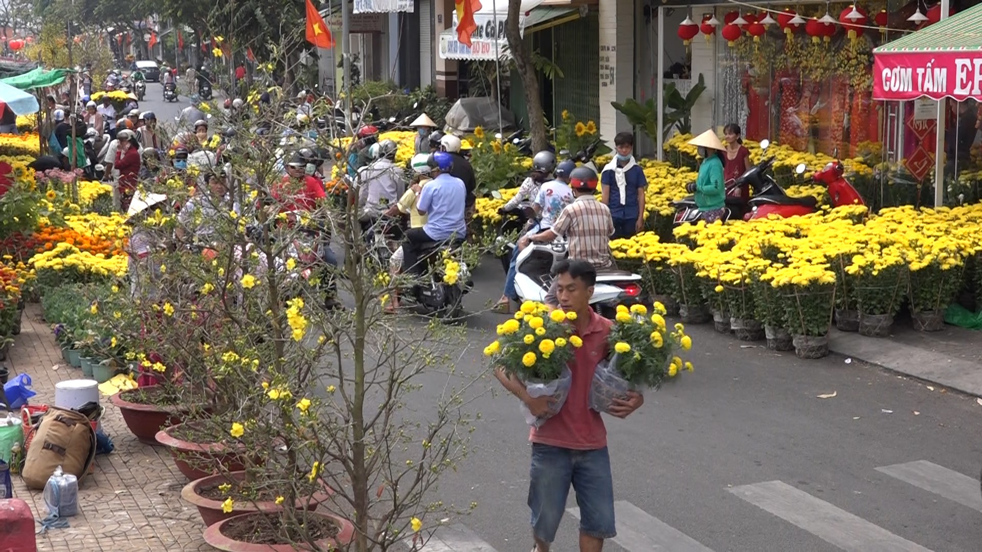 Người bán hoa kiểng ở miền Tây thà chở về chứ không bán rẻ như cho - Ảnh 13.