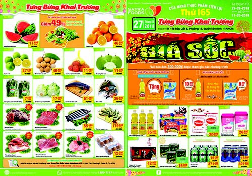 Satrafoods tiếp tục triển khai chuỗi cửa hàng thực phẩm tiện lợi - Ảnh 1. Satrafoods tiếp tục triển khai chuỗi cửa hàng thực phẩm tiện lợi - Ảnh 1.