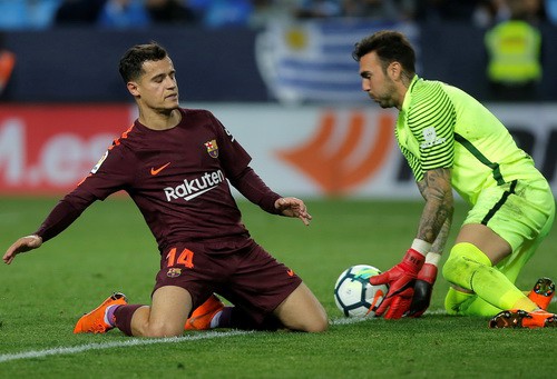 Barcelona đại phá sân La Rosaleda, vững ngôi đầu La Liga - Ảnh 1.