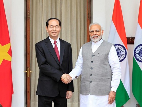 Ấn Độ bắn 21 loạt đại bác chào mừng Chủ tịch nước Trần Đại Quang - Ảnh 3.