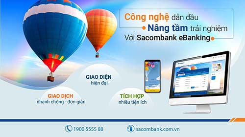 Sacombank eBanking phiên bản mới - Ảnh 1. Sacombank eBanking phiên bản mới - Ảnh 1.