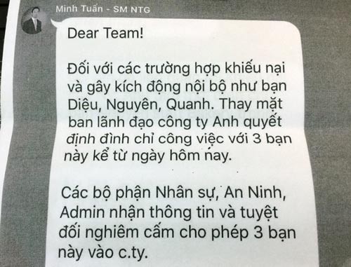 Thắc mắc quyền lợi, bị công ty cấm cửa - Ảnh 1.