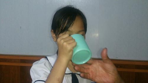 Chấm dứt hợp đồng lao động với cô giáo phạt học sinh uống nước vắt từ ghẻ lau - Ảnh 1.