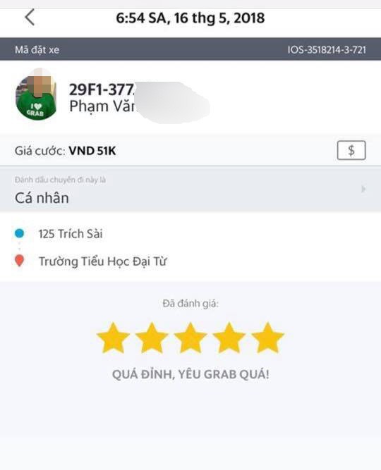 Tài xế Grab có cử chỉ, lời nói thô bạo, khiêu khích bé gái trên xe - Ảnh 1.