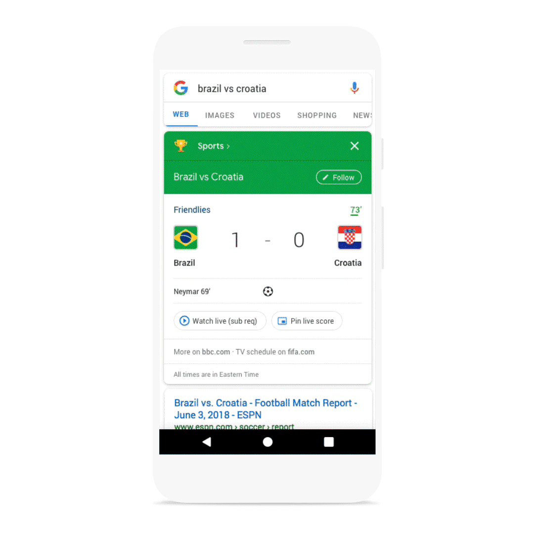 Mẹo dùng Google để tận hưởng World Cup 2018 trọn vẹn - Ảnh 2.