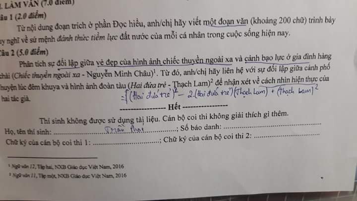 Ảnh chế siêu hài hước về kỳ thi THPT quốc gia 2018 - Ảnh 6.