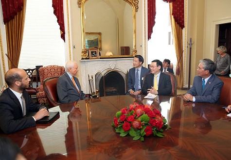 Tổng thống Donald Trump muốn thúc đẩy quan hệ Mỹ-Việt Nam - Ảnh 1.