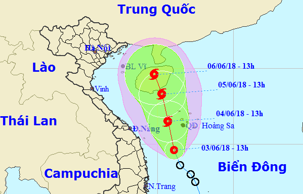 Áp thấp nhiệt đới mạnh lên thành bão, “quét” dọc miền Trung - Ảnh 1.